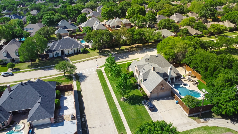 Overview Shot of a Single Family HOA